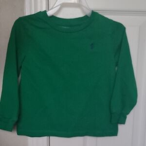 Polo by Ralph Lauren Kids Green Long Sleeve Tee